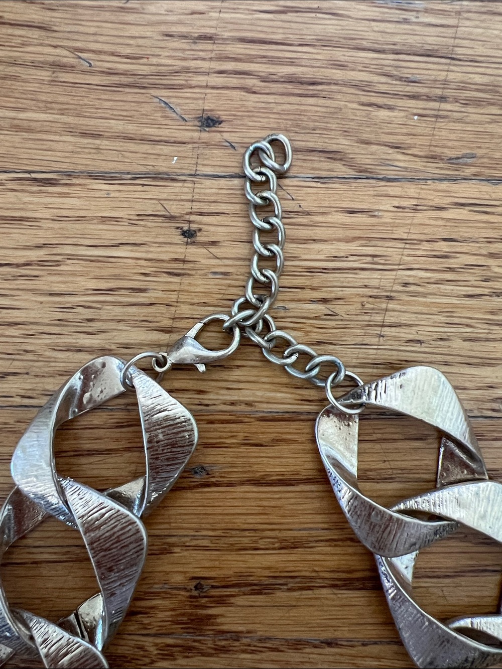 Anthropologie Square Linked Necklace - Picture 7 of 9
